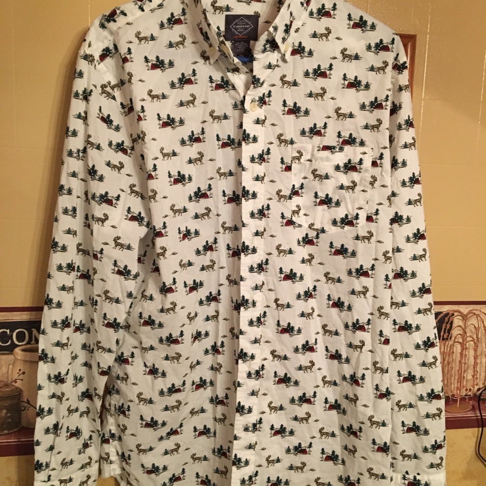 Christmas button down shirt